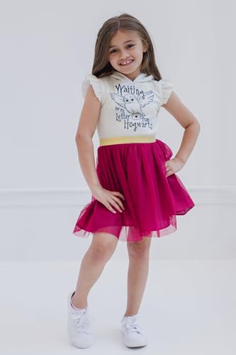 Harry Potter Hedwig Owl Girls Mesh Tulle Dress Little Kid to Big Kid2