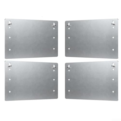 Placa de protección de alambre 5x8 protector de perno de acero 2