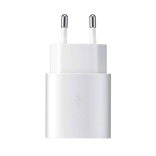 25W USB C Ladeger&auml;t Schnellladeger&auml;t f&uuml;r Samsung Galaxy S25 S24 S23 S22 S21 S20 FE, A56 A55 A54 A53 A52 A51 A36 A35 A34 A16 A15 A14 A05s A04s, Z Fold 7/6, Z Flip 7/6 M53 M33 Tablet Netzteil USB C Wei&szlig;