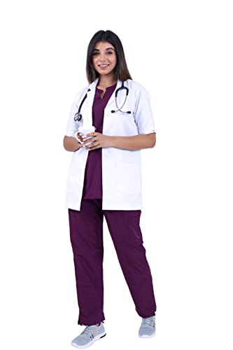 See full amazon price history chart for POLARIS MEDIFABRICS Womens Half Sleeves Active Polyester Medical Lab Coat with Front Buttons | 3 Pockets Apron, Uniform for Doctors, Nurses and Dentists | Pack of 1 | XXXL, White POLARIS MEDIFABRICS Womens Half Sleeves Active Polyester Medical Lab Coat with Front Buttons | 3 Pockets Apron, Uniform for Doctors, Nurses and Dentists | Pack of 1 | XXXL, White (B0B8PGJCFL) Amazon Price History, Amazon Price Tracker