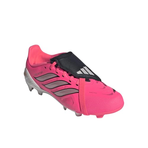 adidas Unisex League Fold-Over Tongue Firm Ground Foot, Solar Turbo/Thermal Chrome/Black, 3.5 - image 4