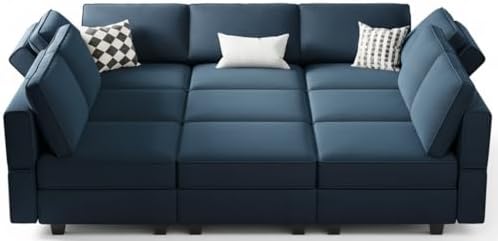 Belffin Modular Velvet Sectional Sofa