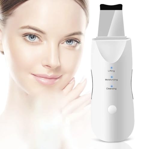 Aparelho de Peeling Esfoliante Ultrassônico Limpeza Facial Profunda Remoção de Cravos Antirrugas