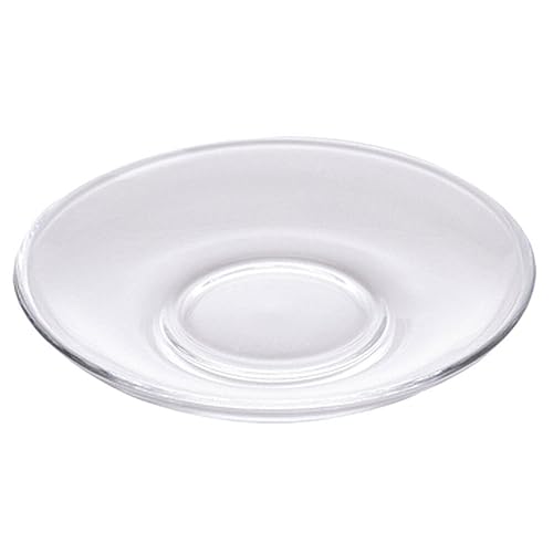 BESTonZON Platillos De Cristal Transparente Platillos De Cristal Turco Platos De Té para Servir Galletas Aperitivos Frutas Café Y Tazas De Té Idea De Inauguración De La Casa 8 5 Cm