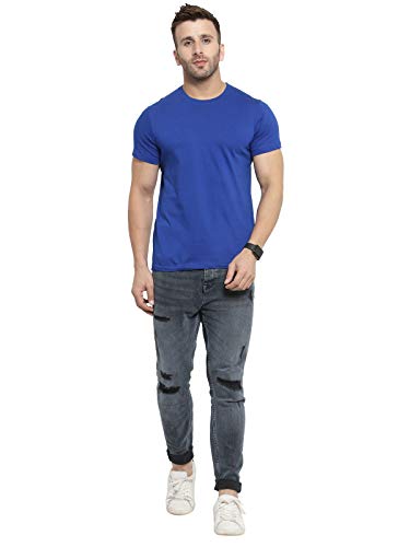 Image of Scott International Biowash T-Shirts for Men's & Boys- Round Neck, Half Sleeves, Cotton, Regular Fit, Stylish, Branded Solid Plain Tshirt for Men- Ultra Soft, Comfortable, Lightweight T-Shirt