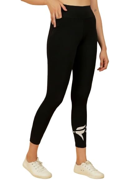 fytte Women's Dry Fit Solid Leggings – Athletic Yoga Tights for Exercise & Workout, Cement-picture-44