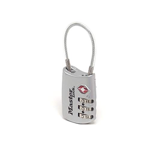 Master Lock 4688EURD Cadenas à Combinaison TSA, Couleur Aléatoire, 8,2 x 3 x 1,4 cm