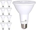 Bioluz LED 8-Pack PAR30 LED Light Bulbs, 10W = 100W Replacement, 5000K Daylight LED Light Bulbs, 90 CRI, Dimmable, LED Flood Light Outdoor, Spot Lights Indoor, UL Listed, Title 20 Compliant
