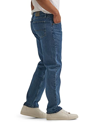 Image of Wrangler Men's Loose Fit Cotton Jeans (Grey, Vintage Stonewash)