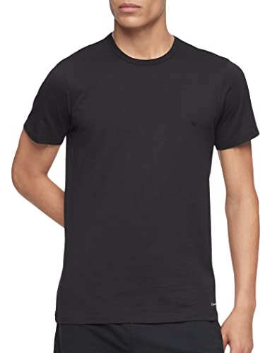Calvin Klein Men's Cotton Slim Fit Crew Neck T-Shirts