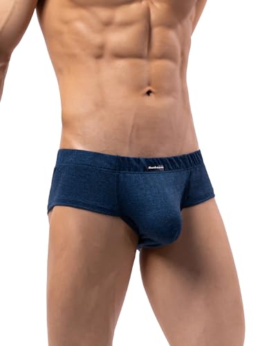Men's Moisture-Wicking Stretch Cotton Briefs Sexy Cheeky Low Rise Men modal Underwear3