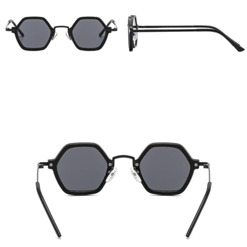 Lunettes de soleil polygone protection UV400 verres dégradés - 3
