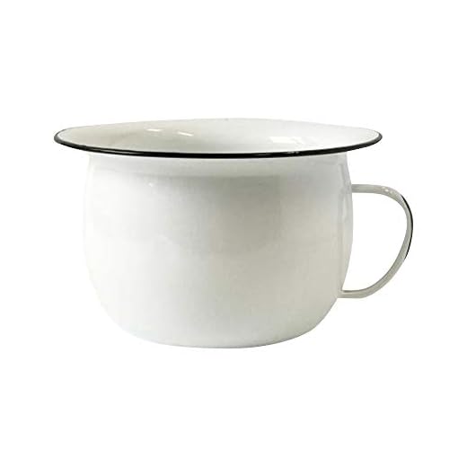 Stylish and cute kitchen accessories Nordic Country popularity of antique enamel Homestead chamber pot