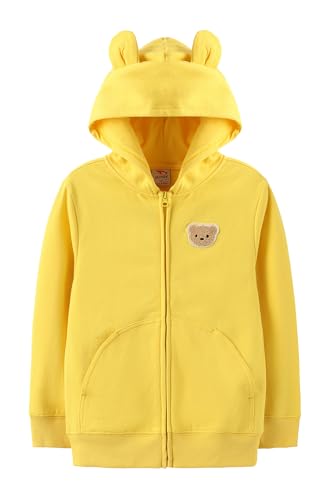 DITOK Youth Soft Hoodies Kids Full-Zip Hooded Sweatshirt Back to School Hoodies With Pockets for Boys And Girls (4-12 Years)