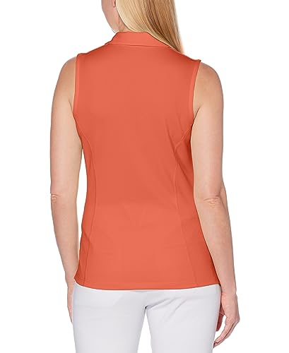 Image of PGA Tour Women's Petite Airflux Sleeveless Polos