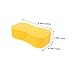 Mobestech 4pcs High Absorbency Car Wash Sponges Unique Shape Design for Efficient Vehicle Cleaning for Cars Boats and Kayaks Absorption Easy Handling