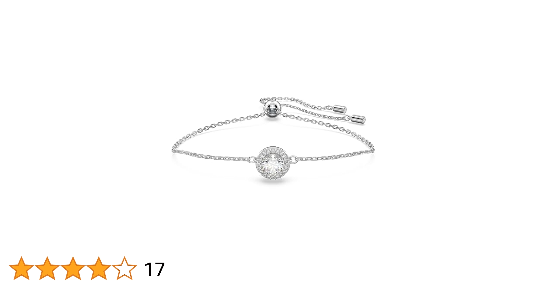 E*n様 Swarovski クリスタルブレスレット Teddy ブレスレット, クリスタル・パール, クマ, ピンク, ローズ