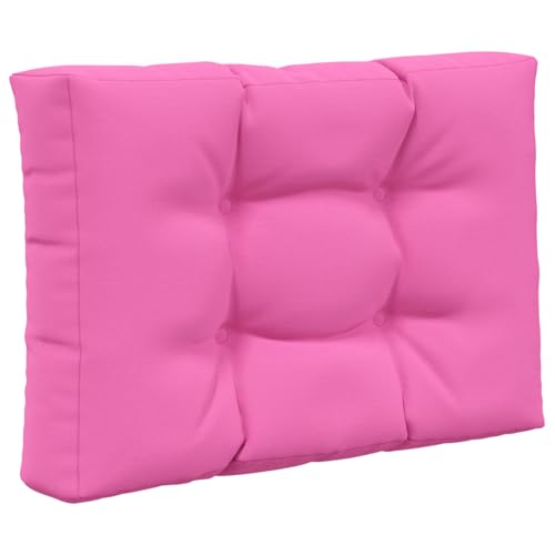 Coussins de canapé extérieur rose en polyester x3 | Set ergonomique lavable - 5