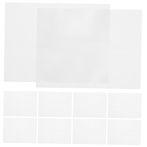 HEALEEP 10pcs Non-stick Silicone Dehydrator Mats Fine Mesh Steamer Liners for Ovens Microwaves and Food Drying Reusable Silicone Sheets for Efficient Air Circulation and Easy Cleaning