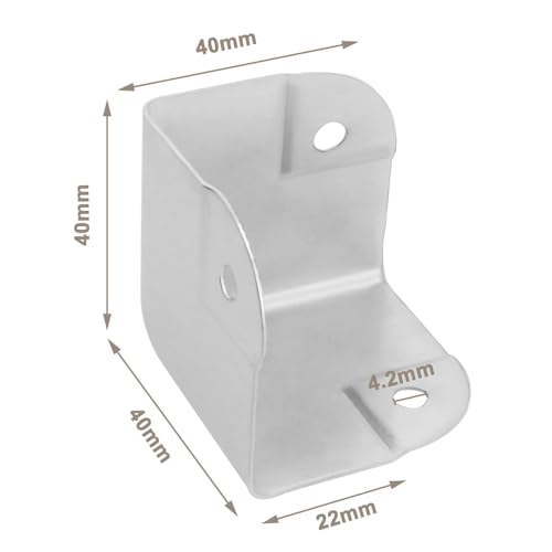 Image of The Lord of the Tools 15PCS Tool Box Corner Protectors Metal Corner Guard Tool Box Metal Angle Protector Furniture Metal Corner Protector for Boxes Table Luggage
