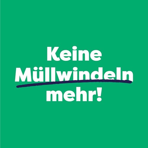 Bambino Mio, Supersoft Windelvlies, biologisch abbaubar, 100 Stück (Verpackung kann variieren)