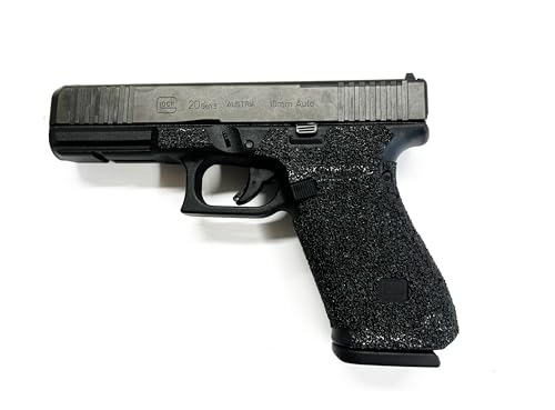 Handleitgrips Handgun Grip Tape Compatible with:Glock 17,22,34,35 Gen 5 and with: Glock 47 -Black Edge Series Pistol Grip Tape, Gun Parts & Accessories, Made in The USA