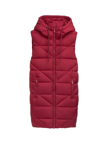 Chaleco acolchado de estilo largo para mujer Tom Tailor abrigo sin mangas casual 4