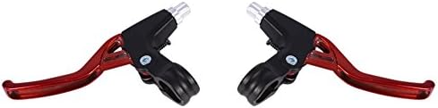 1 Pair Bicycle Brake LeverBicycle Brake Handle Mountain Road Bike V-Brake Lever Handlebar Brakes ( Color : Red )