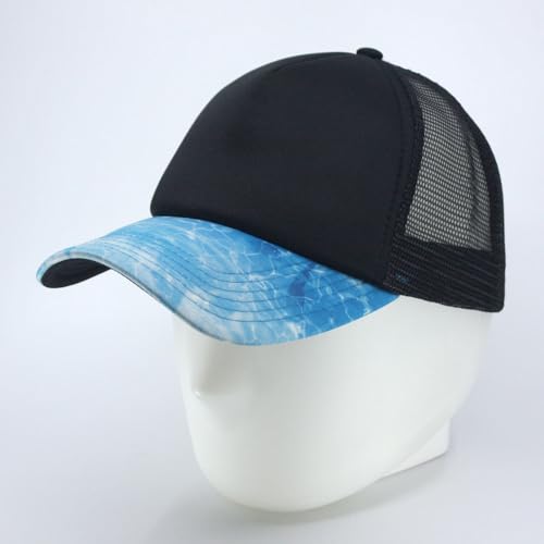 Image of The Vintage Year High Crown Foam Mesh Camouflage Trucker Hat Baseball Cap
