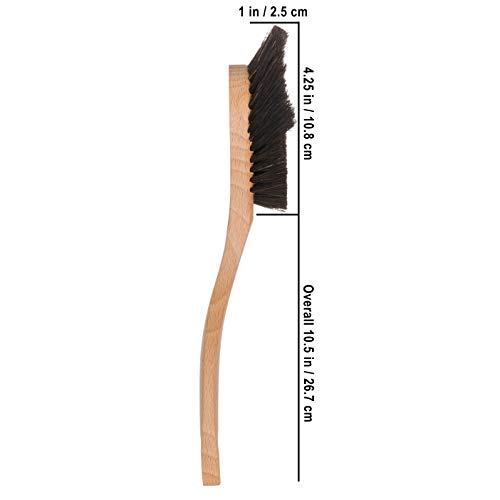 Image of Redecker Dish Brush, Horsehair, Curved - Extra Large Head for Gentle Cleaning, Made in Germany