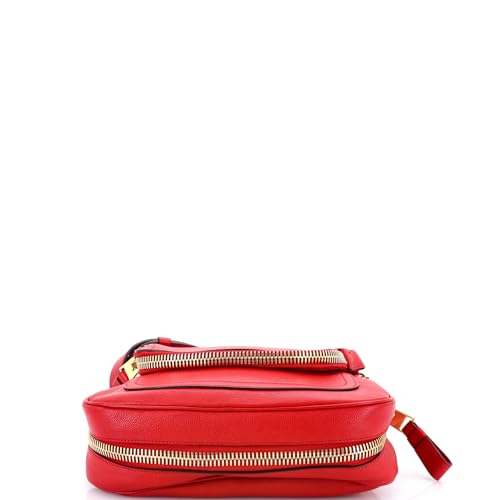 Pre-Loved Jennifer Shoulder Bag Leather Medium, Red4