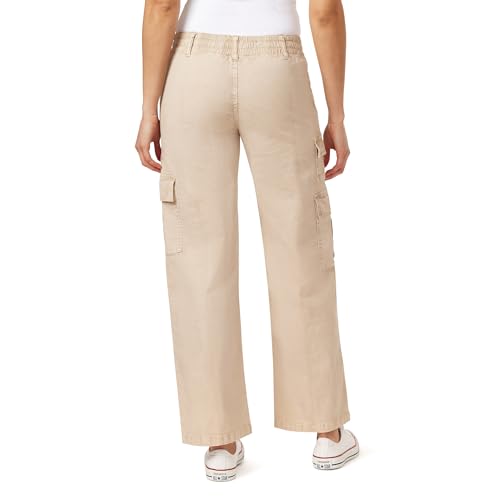 WallFlower Women's Feisty Curvy Low Rise Relaxed Cargo Ripstop Insta Stretch Juniors Pants2