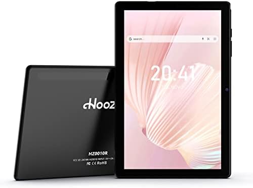 Tablet 10 Inch, Hoozo Android 10.0 Tablet with 32GB 6000mAh Battery Quad Core HD Touchscreen Tablets WiFi Bluetooth 4.2