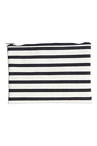 House Doctor - Borsa da trucco a righe, 21 x 15