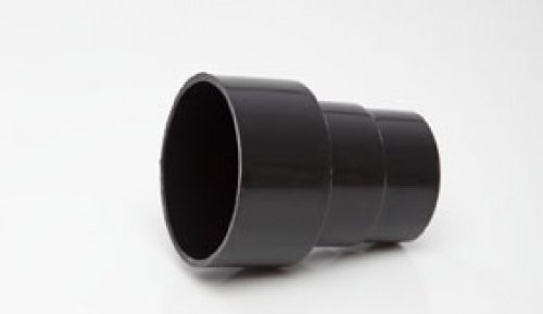 Round Downpipe Pipe Connector CI/AC Black 68mm | RR131B