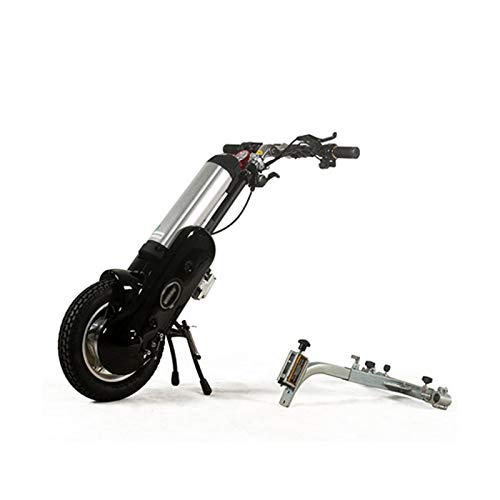 Accesorio eléctrico para silla de ruedas de bicicleta de mano, kit de conversión para mayor movilidad, soporte de transmisión frontal para sillas de ruedas deportivas y eléctricas, recargable