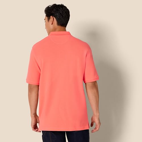 Amazon Essentials Men's Regular-Fit Cotton Pique Polo Shirt (Available in Big & Tall)