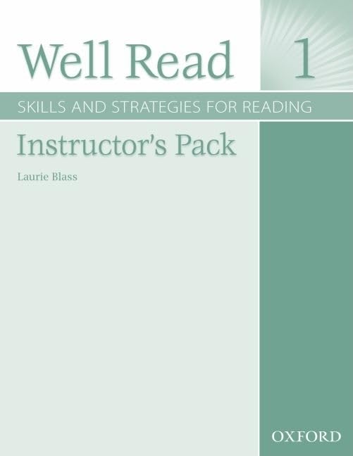Well Read 1 Instructor's Pack Product Bundle – Big Book, 19 July 2007