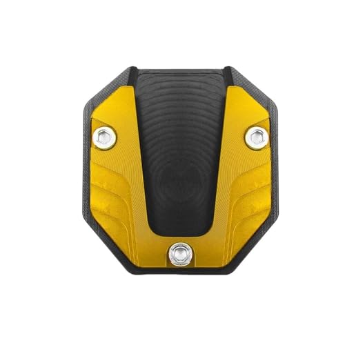 Plaque de support antidérapante pour béquille de moto élargie