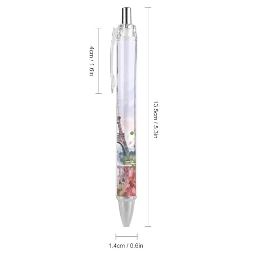 Stylos Tour Eiffel avec fleurs pour décorer votre bureau - 2