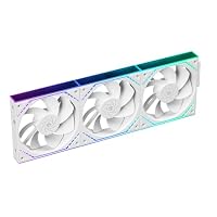 Thermalright TL-M12QRW 120mm Reverse ARGB PWM Lüfter Weiß – Ansicht 4