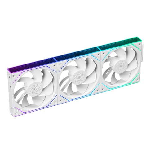 Image of Thermalright TL-M12QRW 120mm Reverse Case Fans, 1-Pack | Reverse Airflow, Daisy Chain PWM /ARGB, Infinity Mirror Lighting