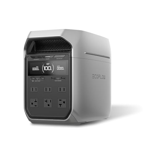 EcoFlow DELTA 3 Plus ポータブル電源 1024Wh 業界最速級の充電速度 ぽーたふる電源 大容量 定格出力1500W