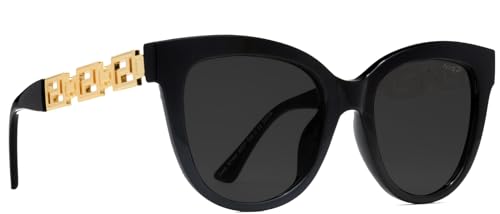 NYS Collection Women Premium Polarized Vintage Cat Eye Sunglasses - Chic Retro Trendy 100% UV Protection2