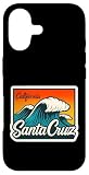 Custodia per iPhone 17 Santa Cruz Vintage Palme Retro Tramonto California