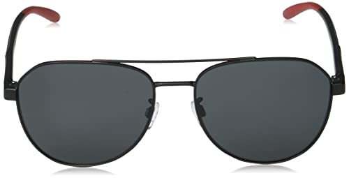 Emporio Armani Dark Grey Pilot Men's Sunglasses EA2129D 300187 592