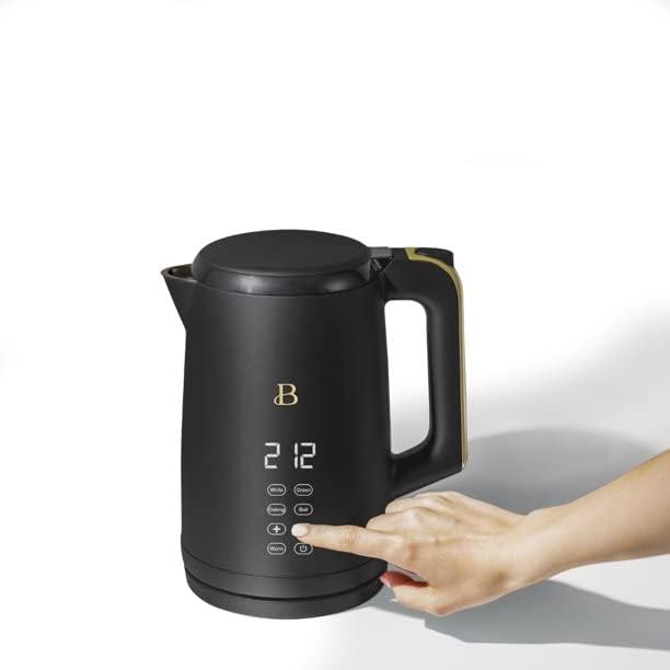 Beautiful 1.7L One-Touch Electric Kettle, Black Sesame