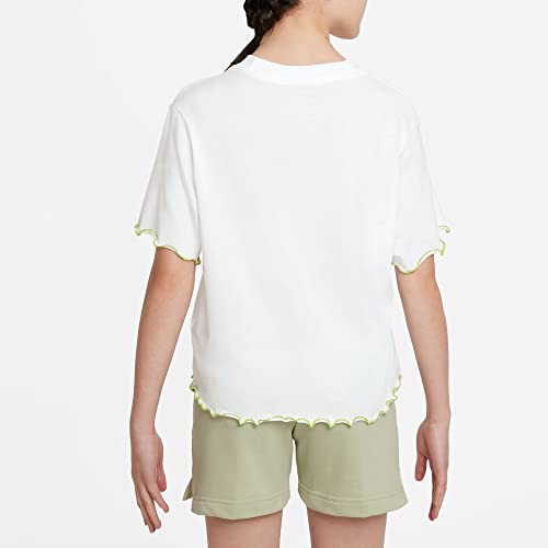 Nike Girls' Dri-Fit Icon Clash T-Shirt Youth Dq4392 100 Size Medium White #TOP4
