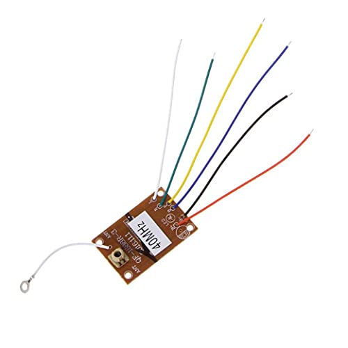 Image of 4CH 40MHZ Remote Transmitter & Receiver Board with Antenna for DIY RC Car Robot