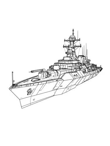 Coloriage bateaux complexes et impossibles pour stimuler la concentration - 2